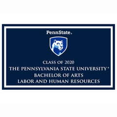 Labor and Human Resources B.A. 2020 plaque and magnet