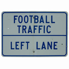 Football Traffic Left Lane