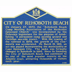 Rehoboth History Marker