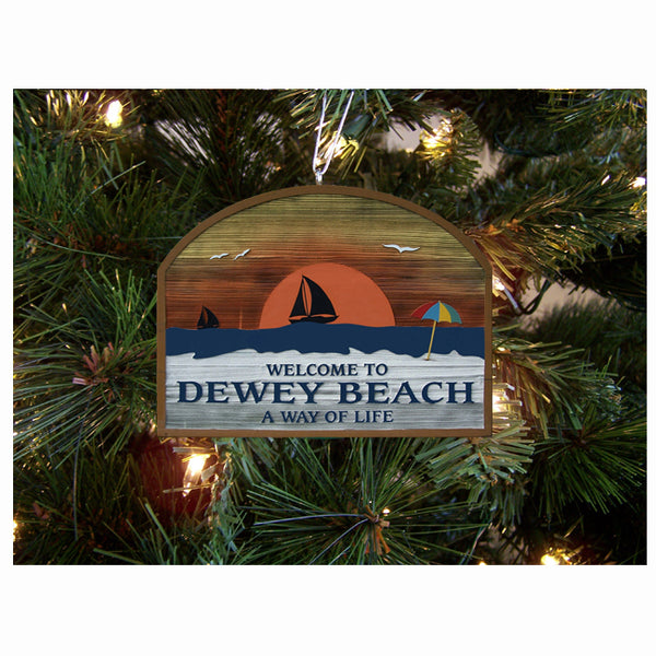 Welcome to Dewey Ornament