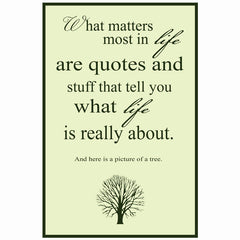 What Matters Most in Life