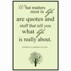 What Matters Most in Life